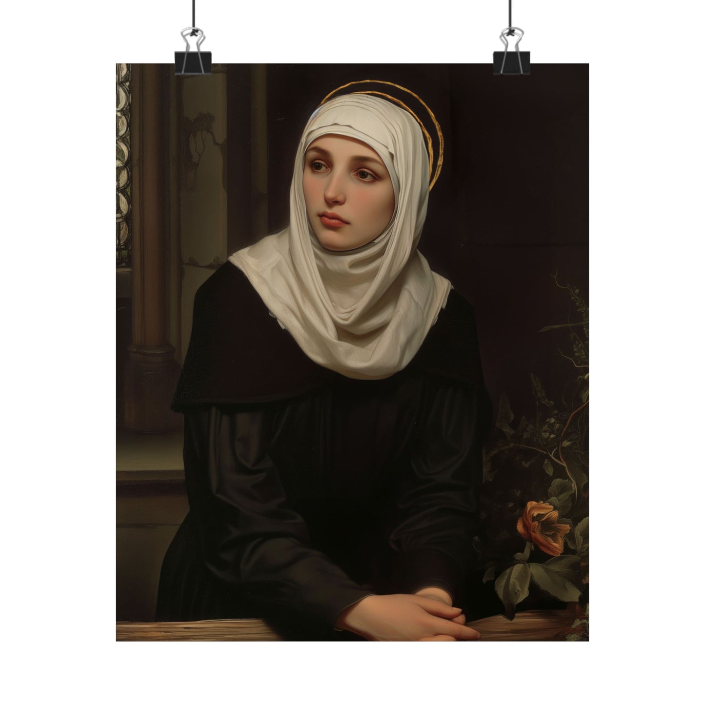 Saint Angela Merici - Sanctified Souls Print - Multiple Sizes - Premium Matte Vertical Posters - Catholic Art for the home