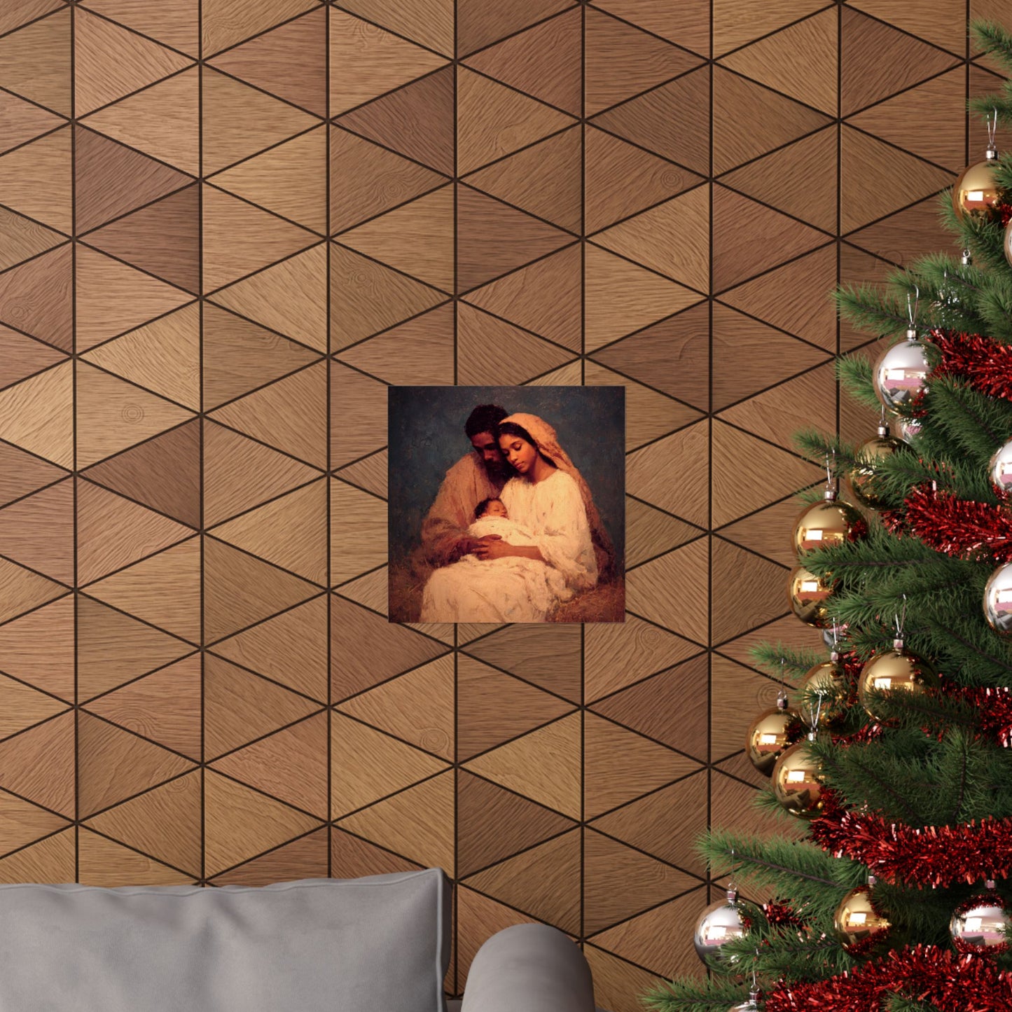 Love Made Visible in the Holy Family - Sanctified Souls Print - Multiple Sizes - Premium Matte Vertical Posters