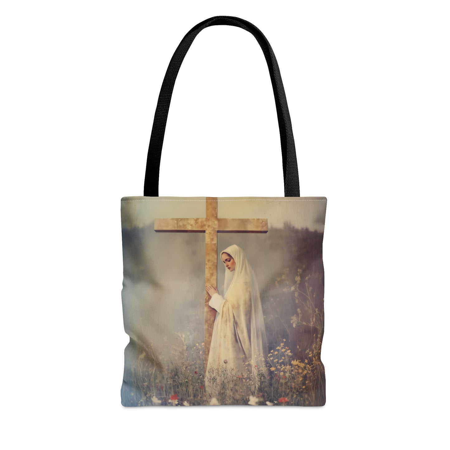 The Feast of the Exaltation of the Holy Cross - Tote Bag - Large Medium Small Faith Art Bag - Bible Study Faith Purse - Double Sided