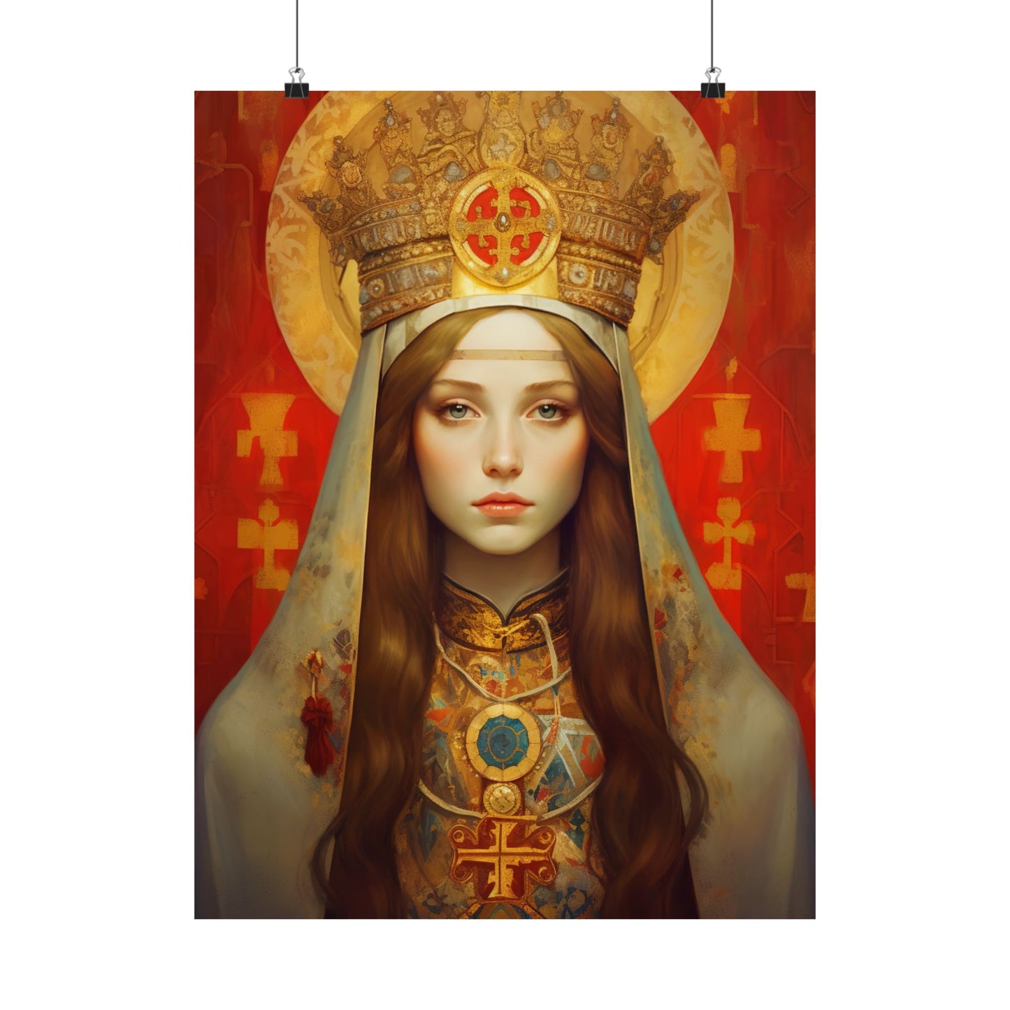 Saint Alexandra Print - Sanctified Souls Print - Multiple Sizes - Premium Matte Vertical Posters