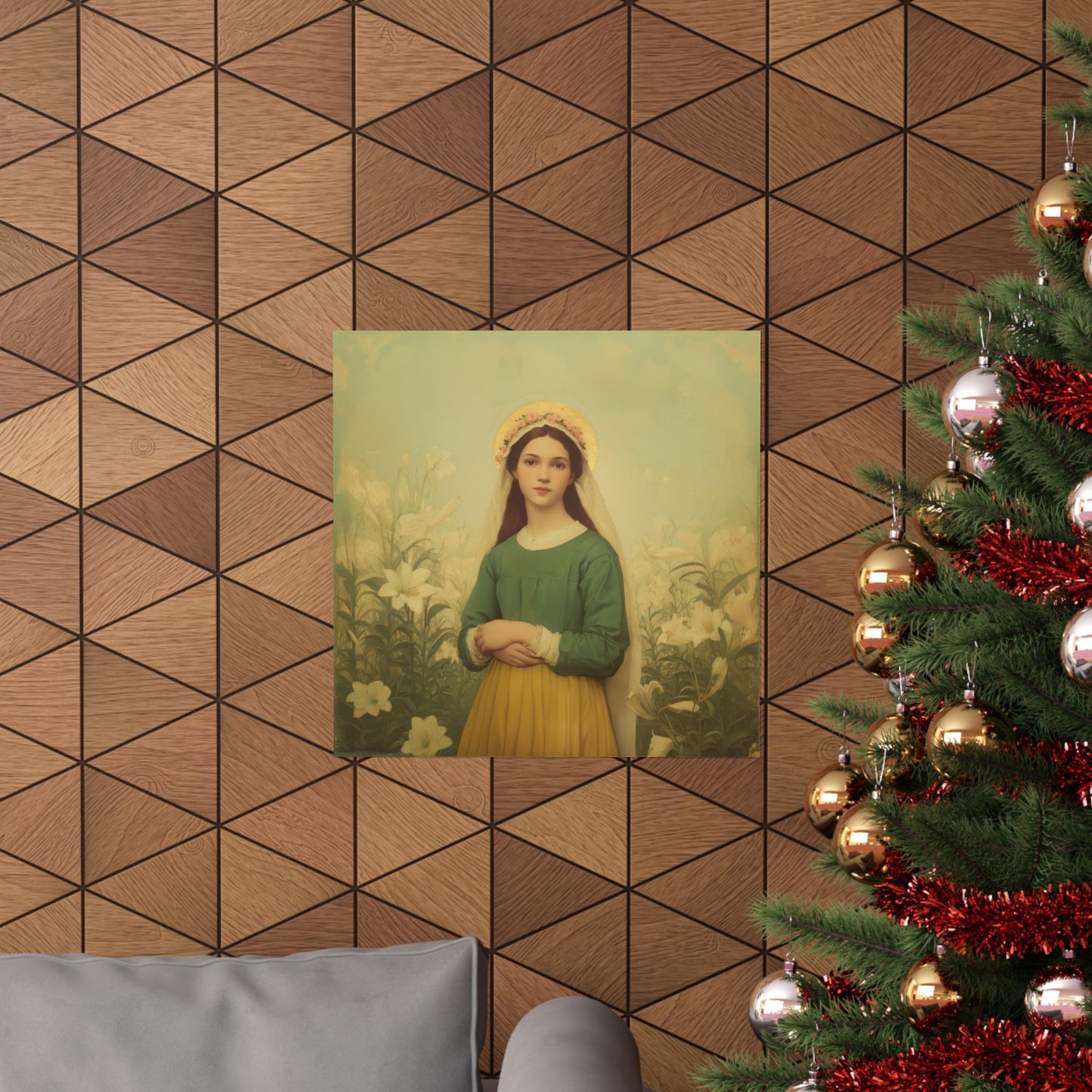 Saint Maria Goretti - Sanctified Souls Print - Multiple Sizes - Premium Matte Vertical Posters - Patron Saint Art