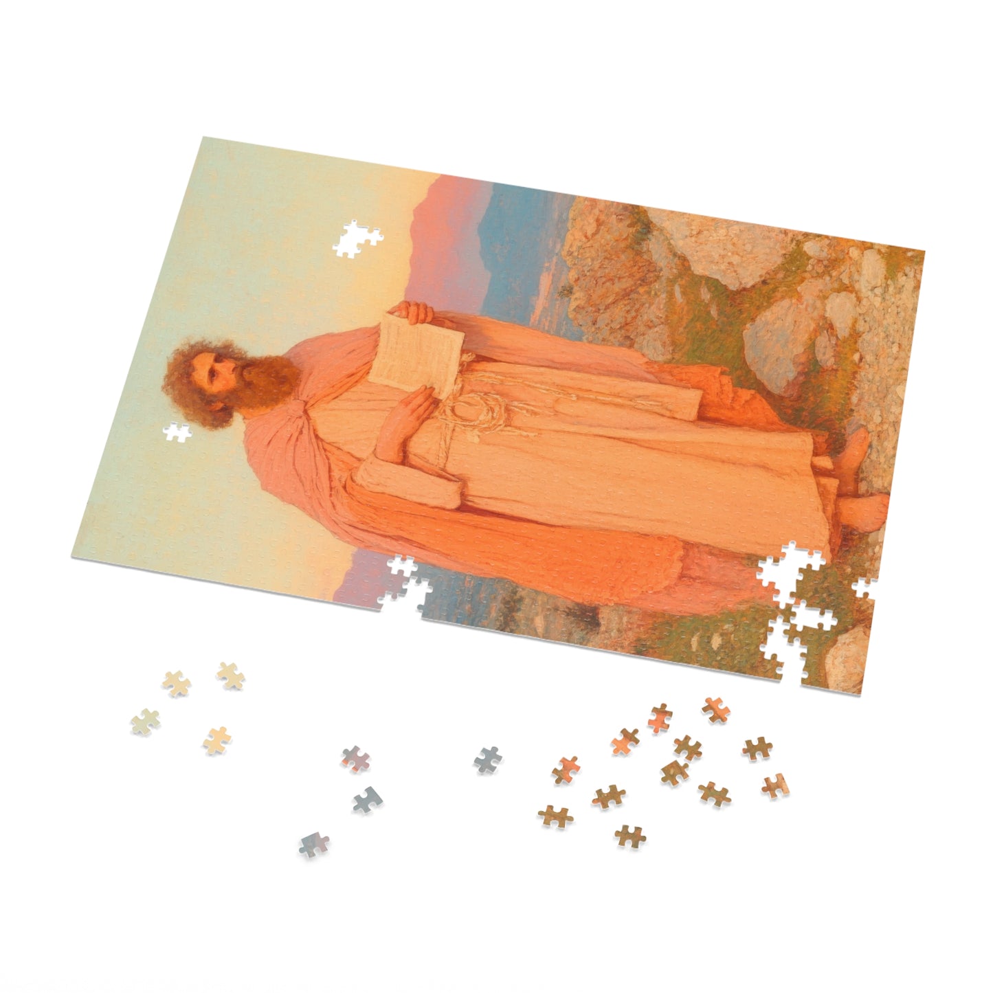 Obadiah - Keeper of the Lord's Warning and Mercy - Puzzle & Keepsake Tin - Religious Jigsaw Puzzle (30, 110, 252, 500,1000-Piece)