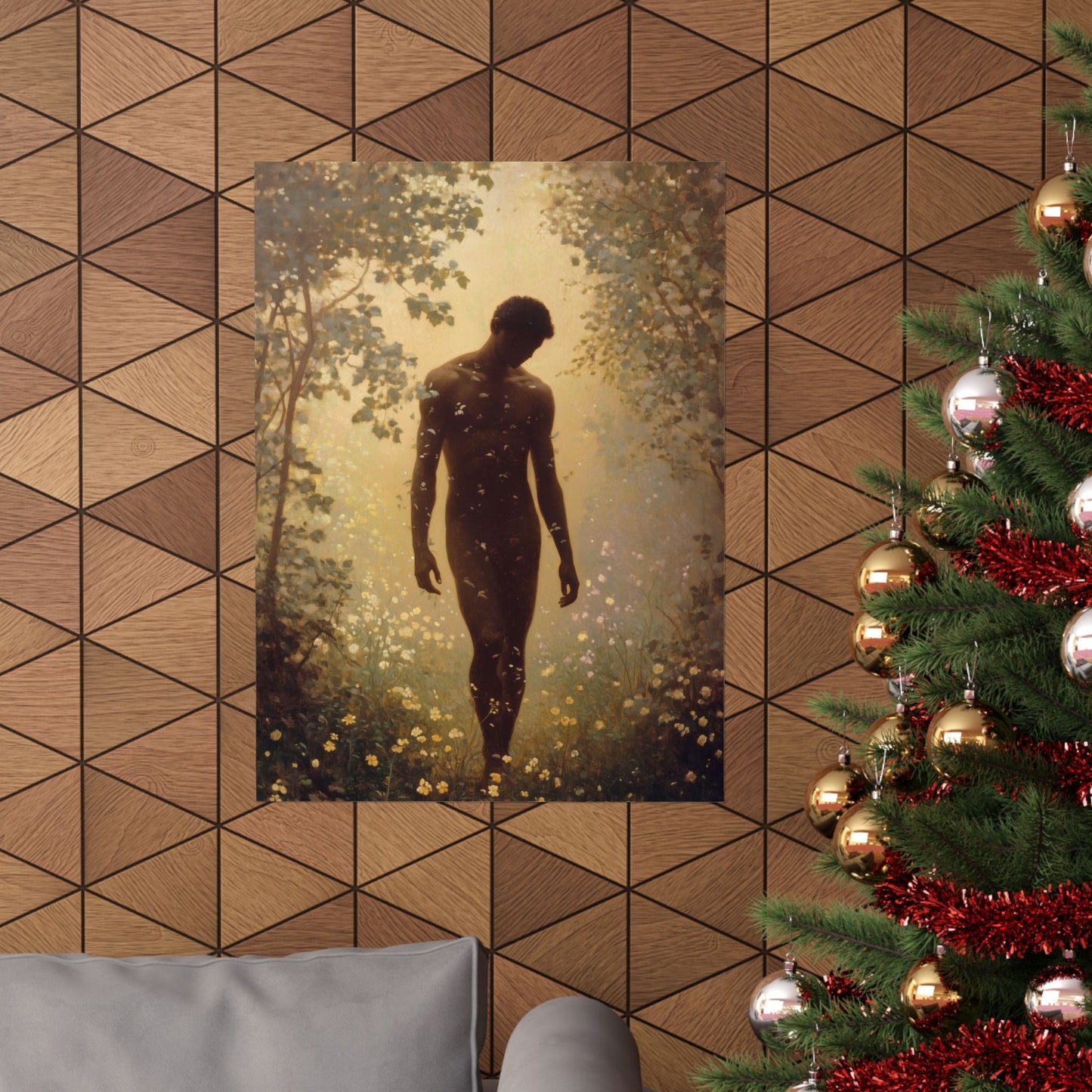 Saint Adam - Sanctified Souls Print - Multiple Sizes - Premium Posters - Catholic Art - Christian Home Decor Artwork