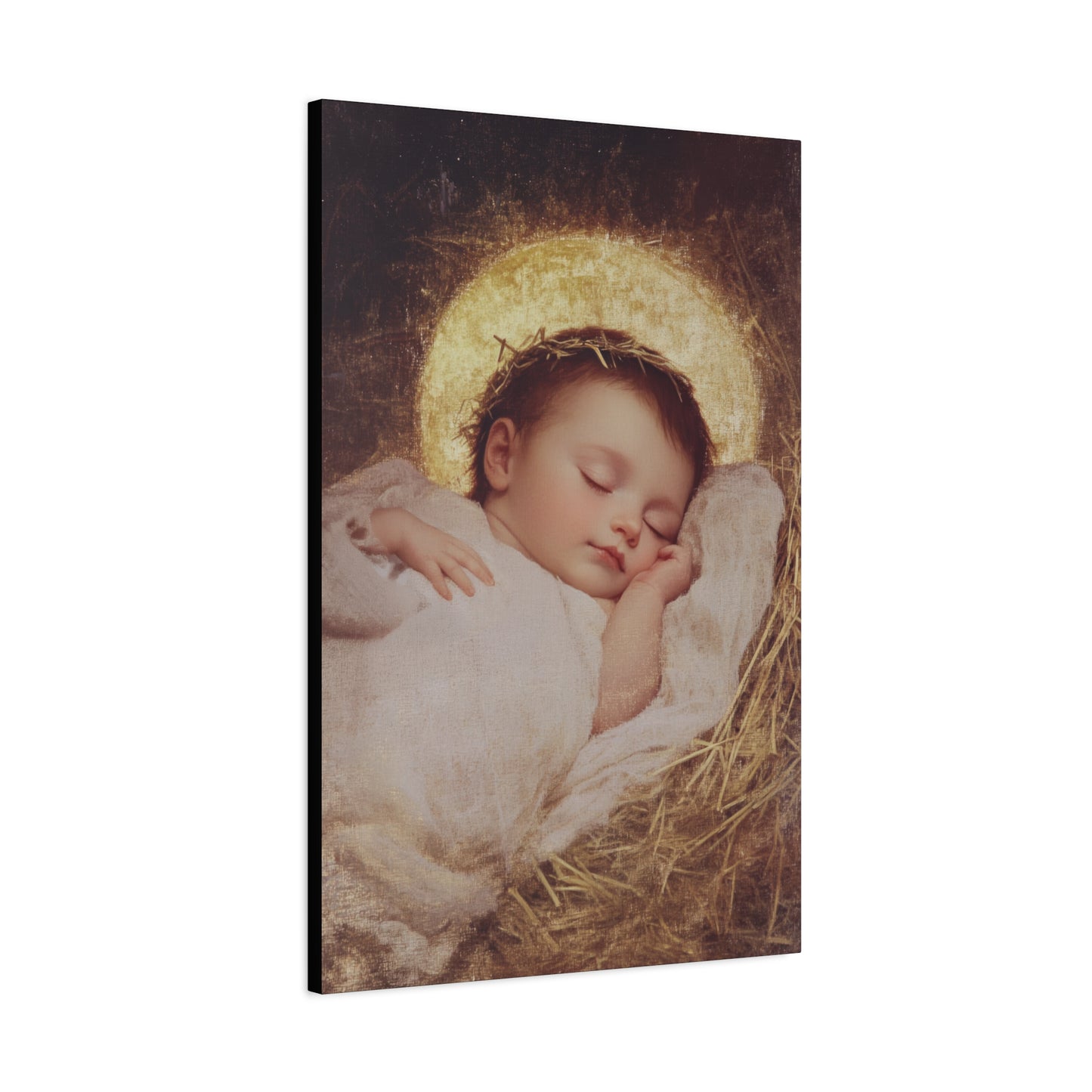 The Christ Child Born Into the Quiet of the World - Gallery Wrapped Canvas - Print - Religious Art for your Home - Catholic Art Print