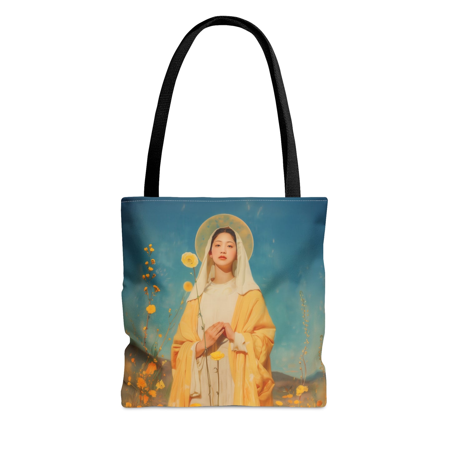 Saint Agatha Lin - Tote Bag - Large Medium Small Faith Art Bag - Catholic Faith Purse