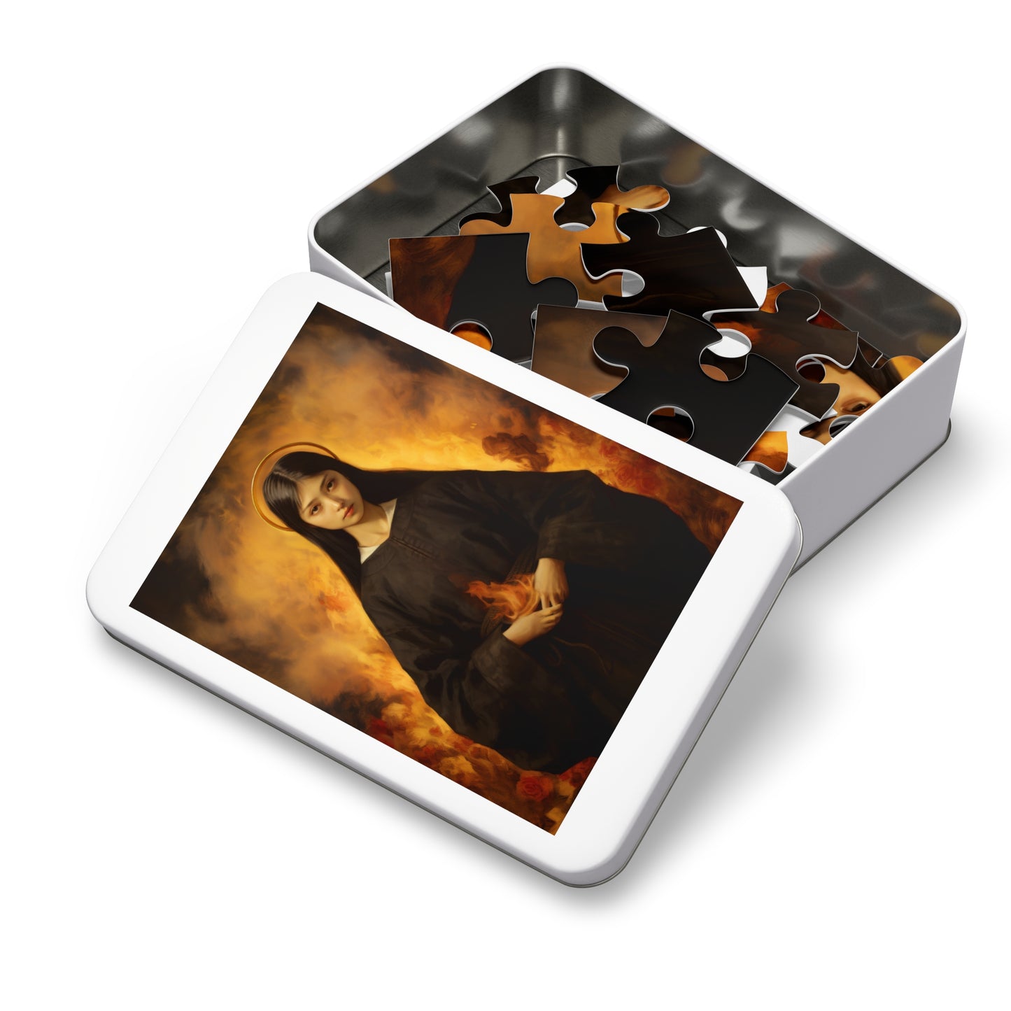 Blessed Mary Magdalen Kiota - Puzzle and Keepsake Tin - Religious (30, 110, 252, 500,1000) - Religious Puzzle - Gifts for Catholic Families