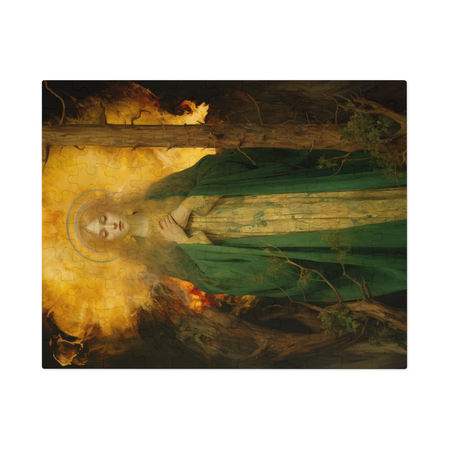 Saint Afra - Puzzle and Keepsake Tin - Religious Jigsaw Puzzle (30, 110, 252, 500,1000-Piece) - Religious Puzzle