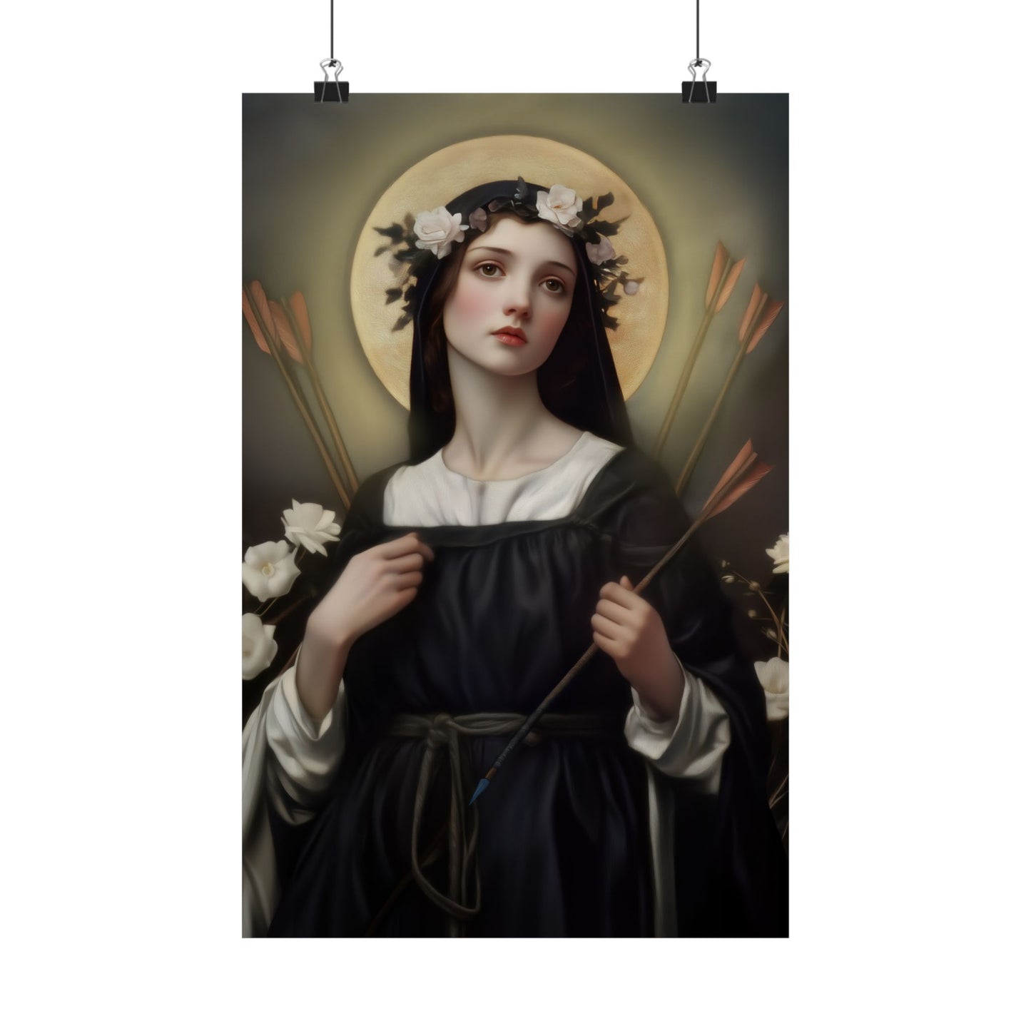 Saint Dorothy of Montau - Sanctified Souls Print - Multiple Sizes - Premium Matte Vertical Posters