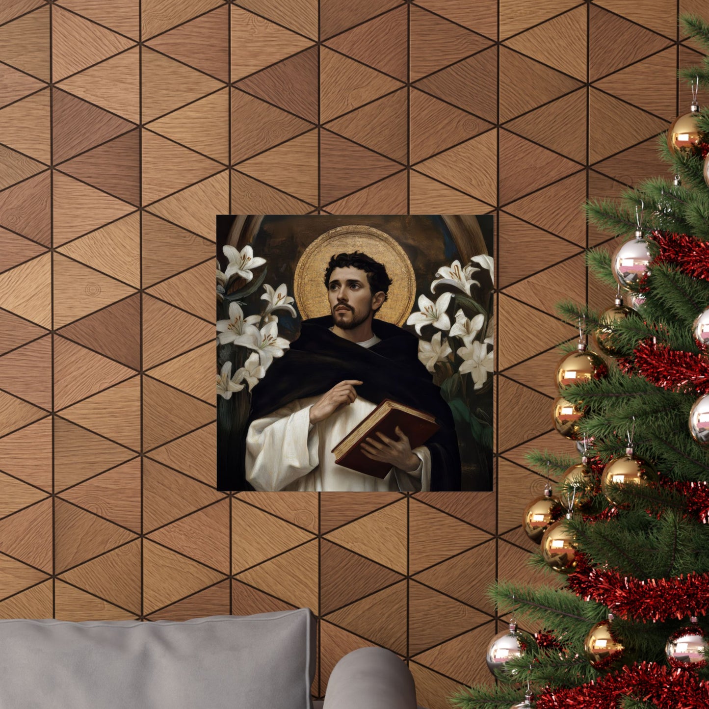 Saint Dominic - Sanctified Souls Print - Multiple Sizes - Premium Posters - Catholic Art - Christian Home Decor Artwork