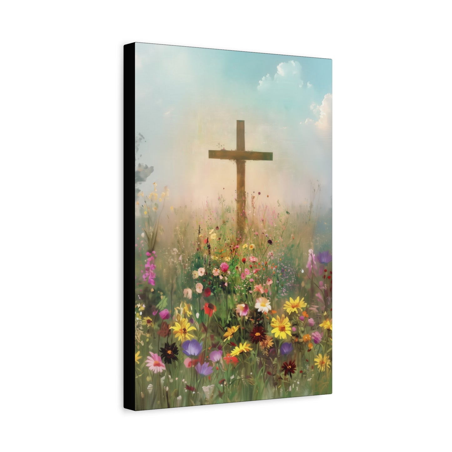 The Cross That Called the Earth to Life - Gallery Wrapped Canvas - Print - Religious Art for your Home - Catholic