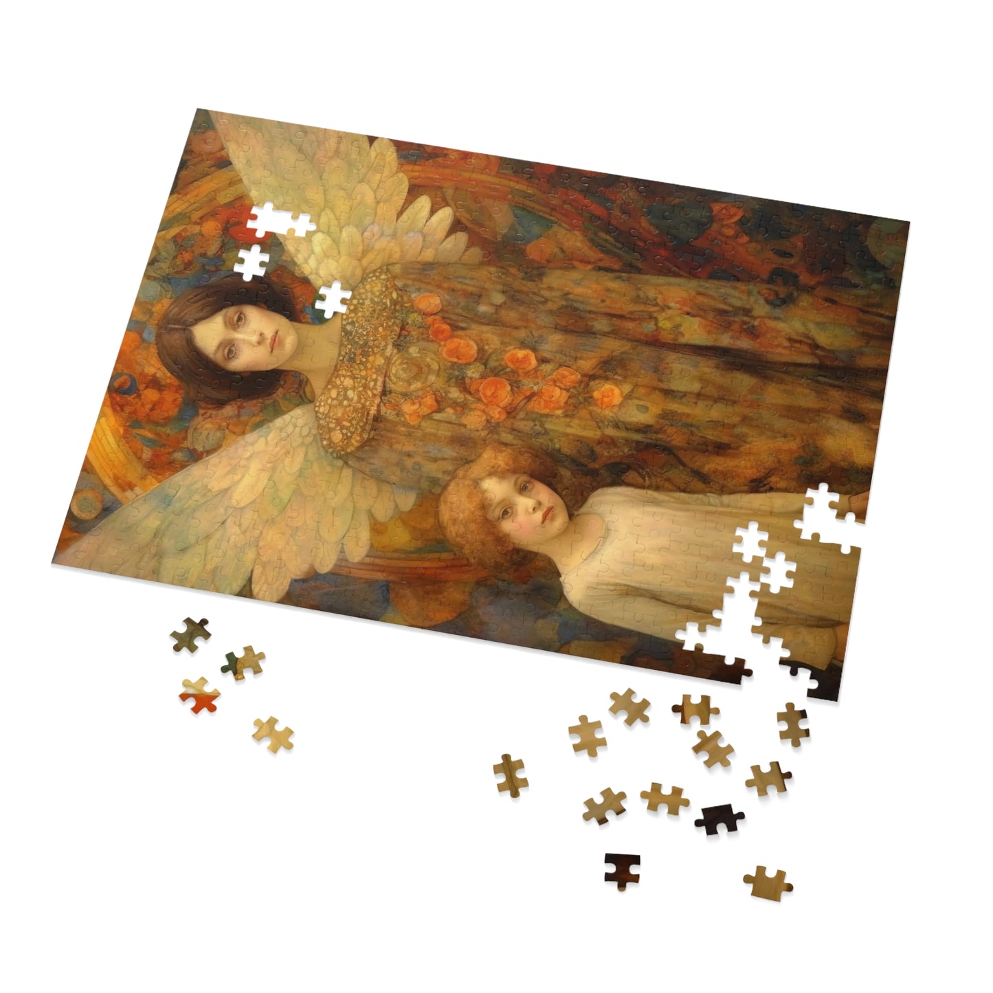 Heavens Guardians - Puzzle and Keepsake Tin - Religious Jigsaw Puzzle (30, 110, 252, 500,1000-Piece) - Religious Puzzle - Angel Art