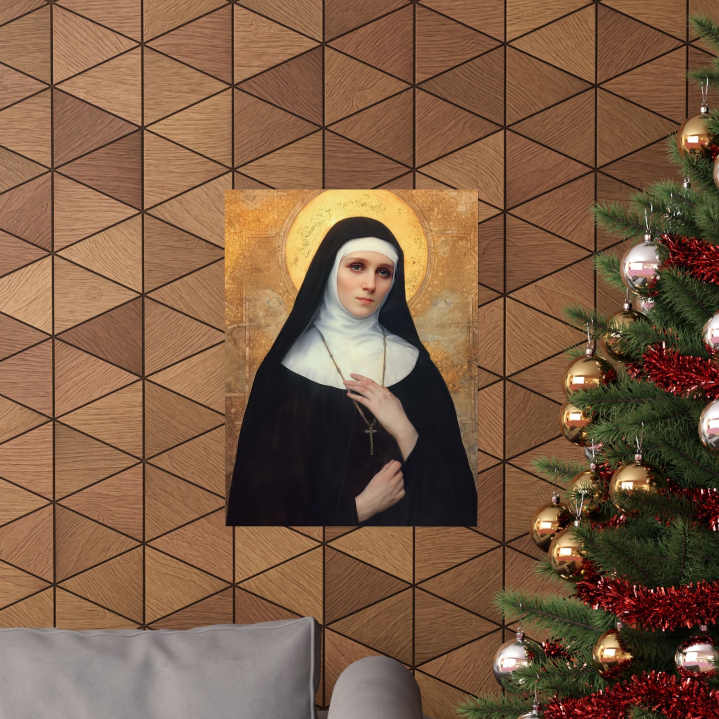 Saint Benedetta Cambiagio Poster Print - Sanctified Souls Print - Multiple Sizes - Premium Posters - Catholic Art for your home