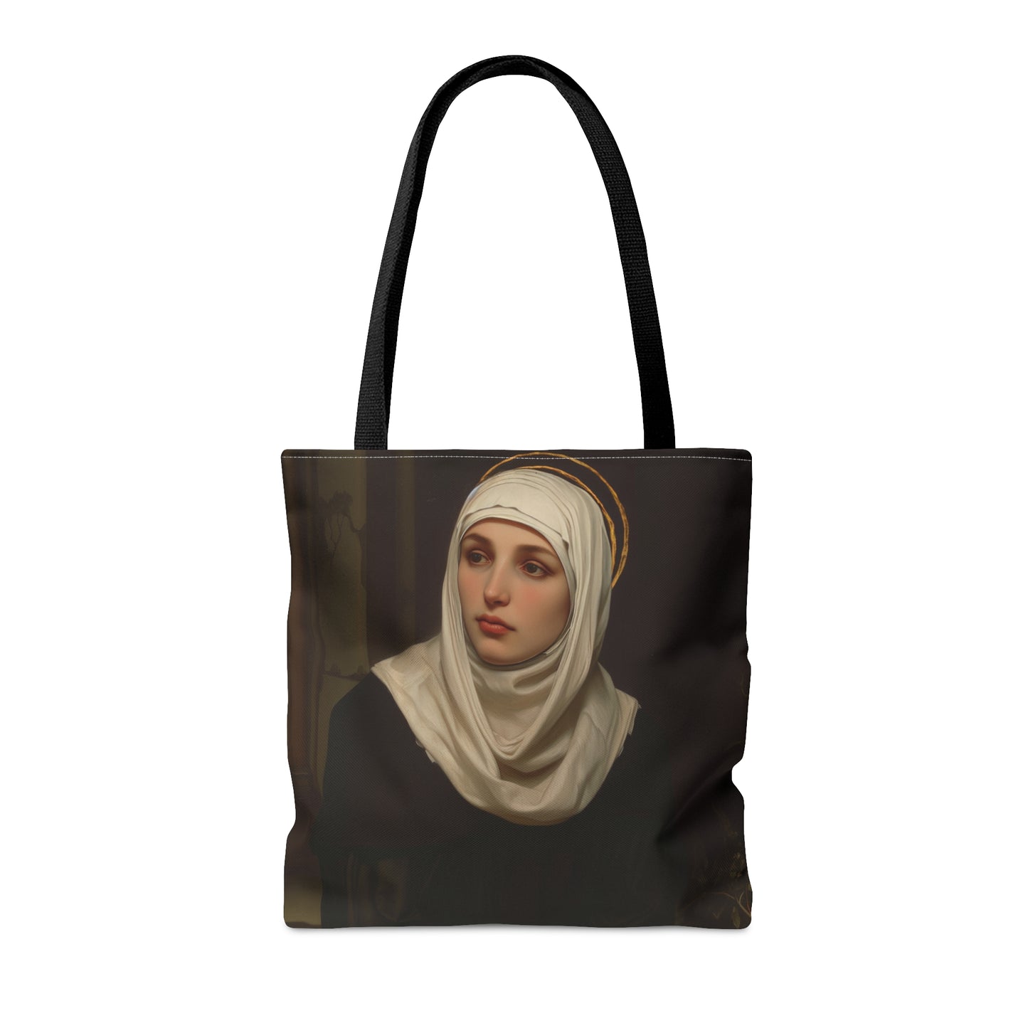 Saint Angela Merici Tote Bag - Purse - Three sizes - Large Medium Small Faith Art Bag - Catholic faith carry-all purse - Double Sided