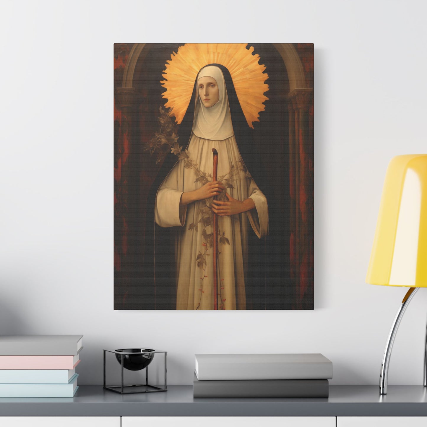 Saint Margaret of Castello - Museum Wrapped Canvas - Sanctified Souls Print - Religious Art for your Home - Blessed Margaret of Castello