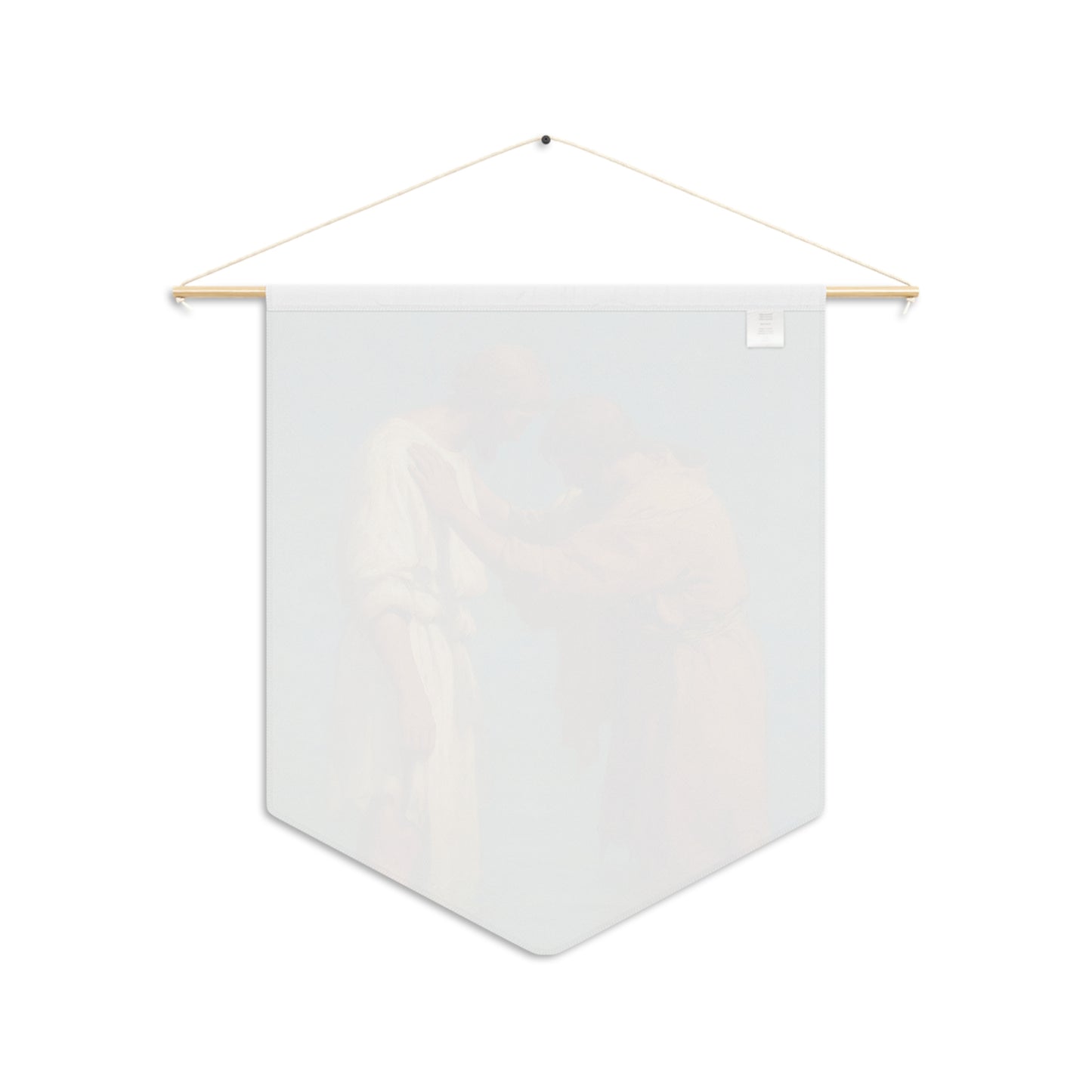 Saint John the Baptist, Servant of the Dawn - Pennant / Banner / Wall Hanging - Prayer room art - Catholic Home - 18" x 21"