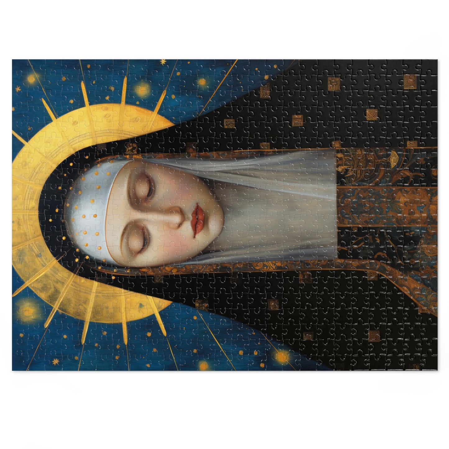 Saint Bridget of Sweden - Puzzle and Keepsake Tin - Religious Jigsaw Puzzle (30, 110, 252, 500,1000-Piece) - Religious Puzzle