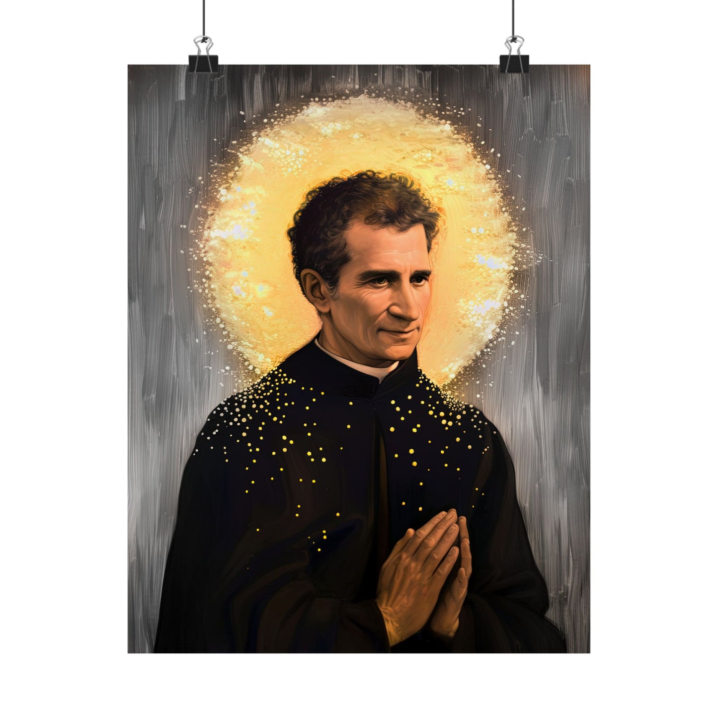 Saint John Bosco / Don Bosco  - Sanctified Souls Print - Multiple Sizes - Premium Matte Vertical Posters
