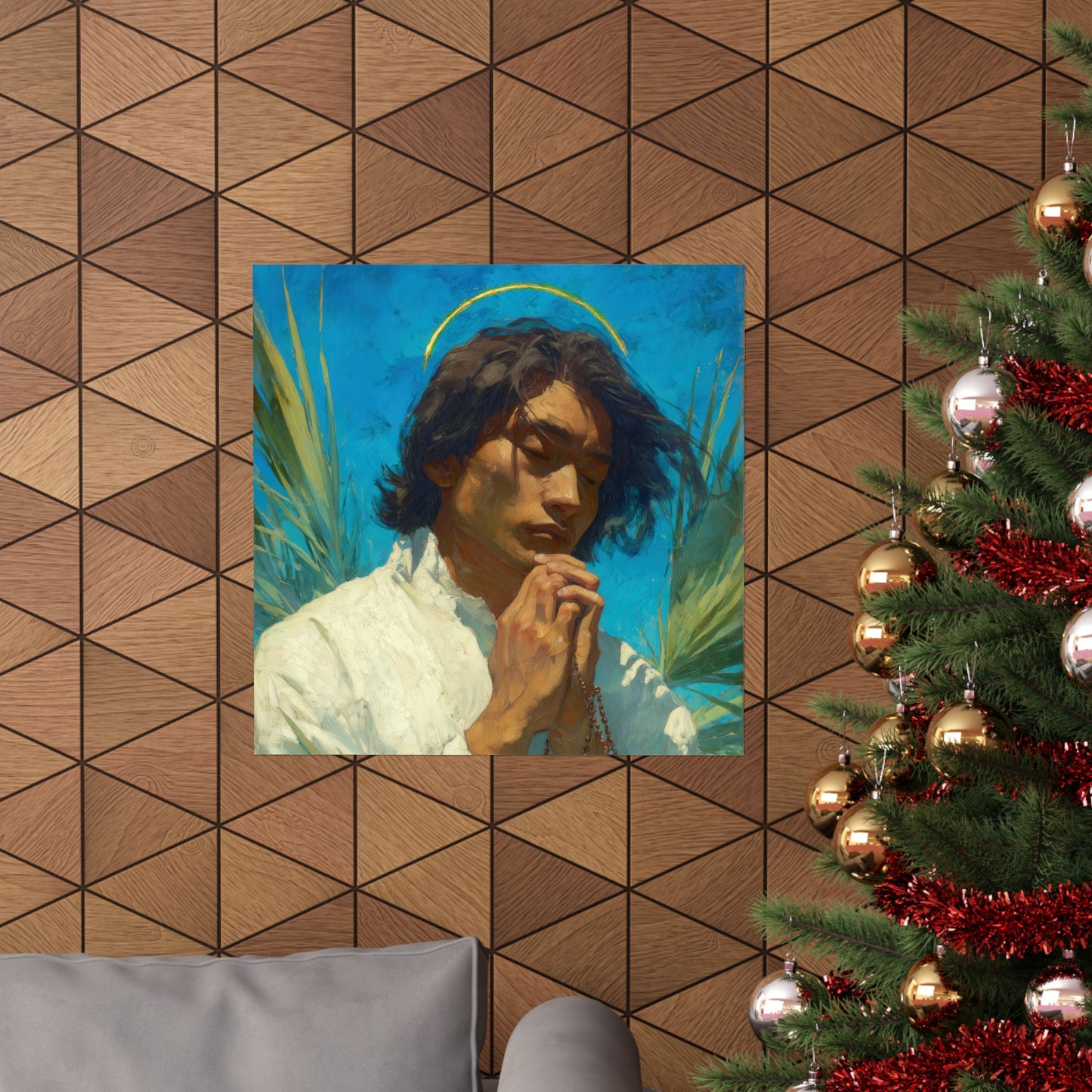 Saint Lorenzo Ruiz -  Catholic Art - Multiple Sizes - Premium Posters - Catholic Art - Christian Home - Catholic Saint Art