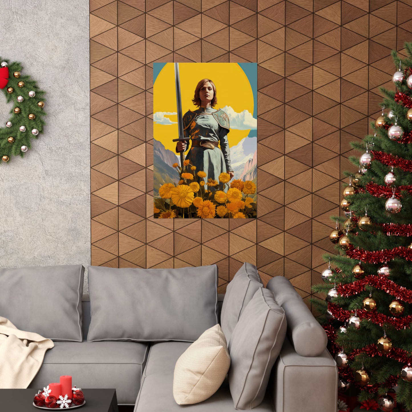 Saint Joan of Arc Print - Sanctified Souls Print - Multiple Sizes - Premium Matte Vertical Posters