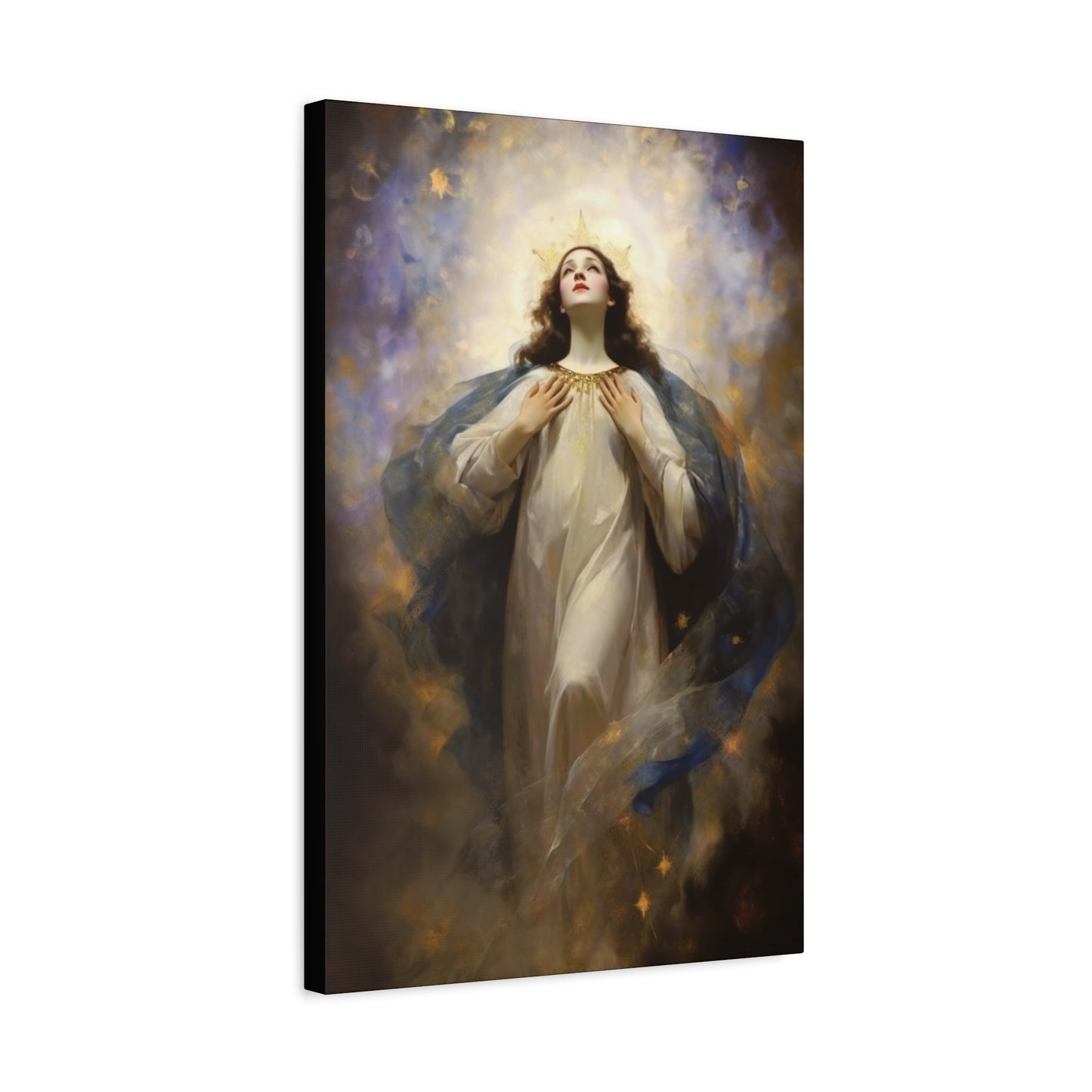 The Assumption of Mary - Museum Wrapped Canvas - Sanctified Souls Print - Religious Art for your Home