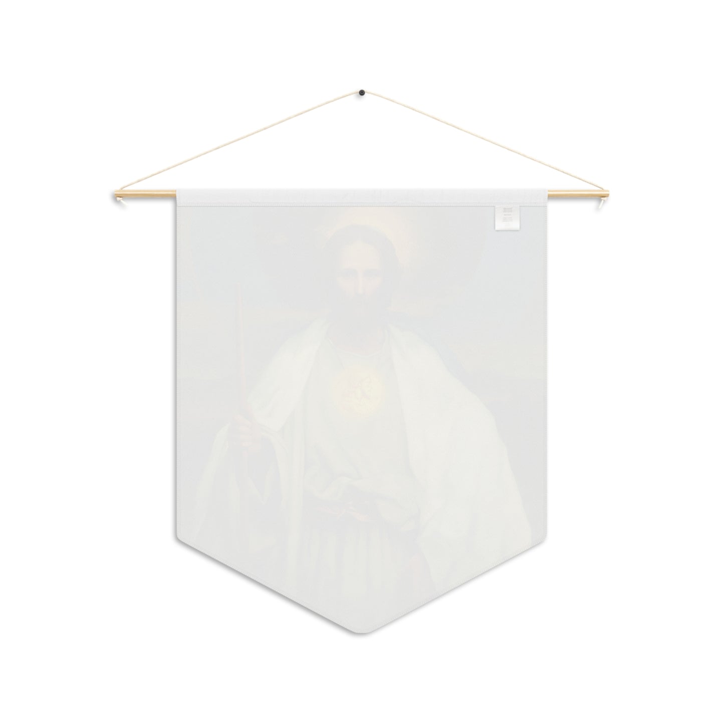 Saint Jude Thaddeus Wall Banner / Wall Hanging - Prayer room art - Catholic Home Art - Large Saint Art for your home - 18" x 21"