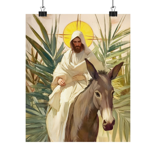Benedictus Qui Venit (Blessed is He who comes)  - Sanctified Souls Print - Multiple Sizes - Premium Matte Vertical Posters - Catholic