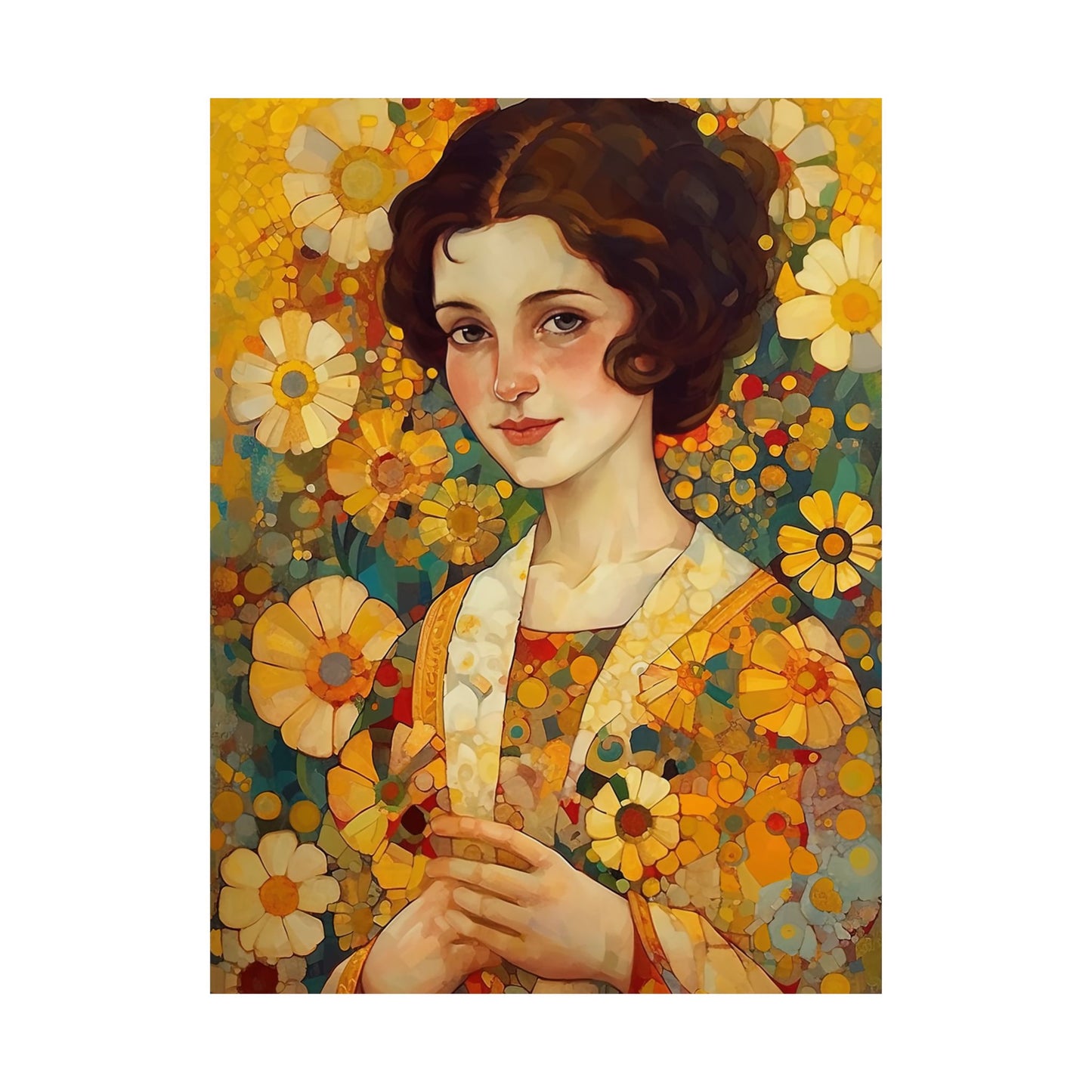 Saint Gianna Beretta Molla  Print - Sanctified Souls Print - Multiple Sizes - Premium Matte Vertical Posters