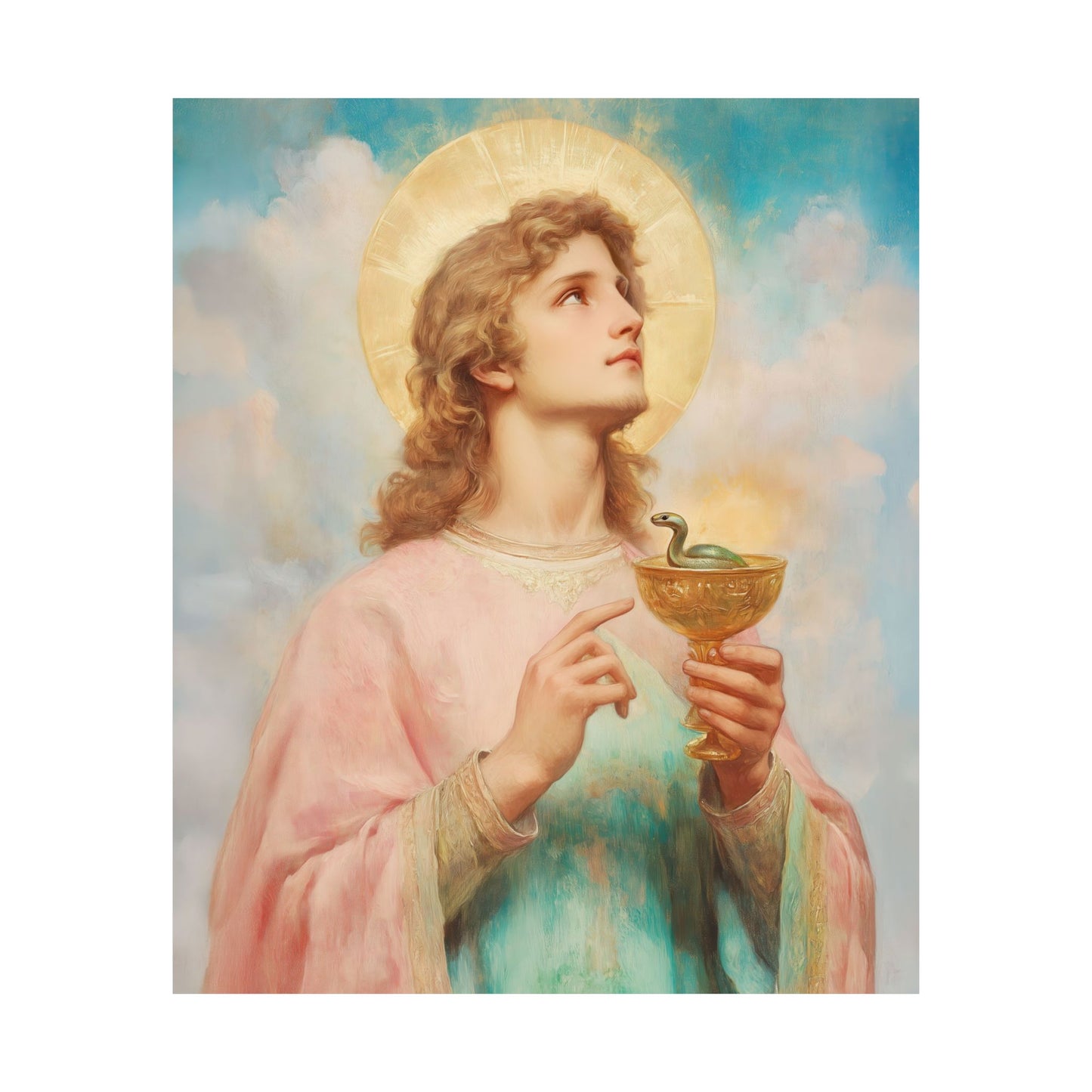 Copy of Saint John the Apostle - Sanctified Souls Print - Multiple Sizes - Premium Matte Vertical Posters