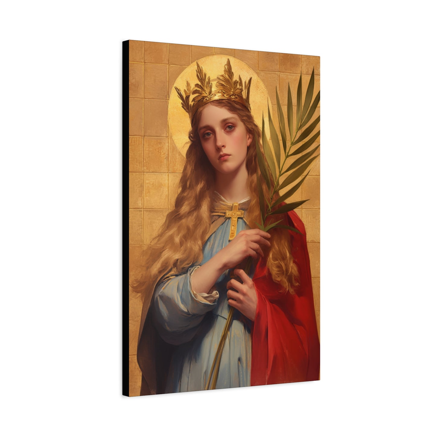 Saint Agrippina - Gallery Wrapped Canvas - Print - Religious Art for your Home - Catholic Art
