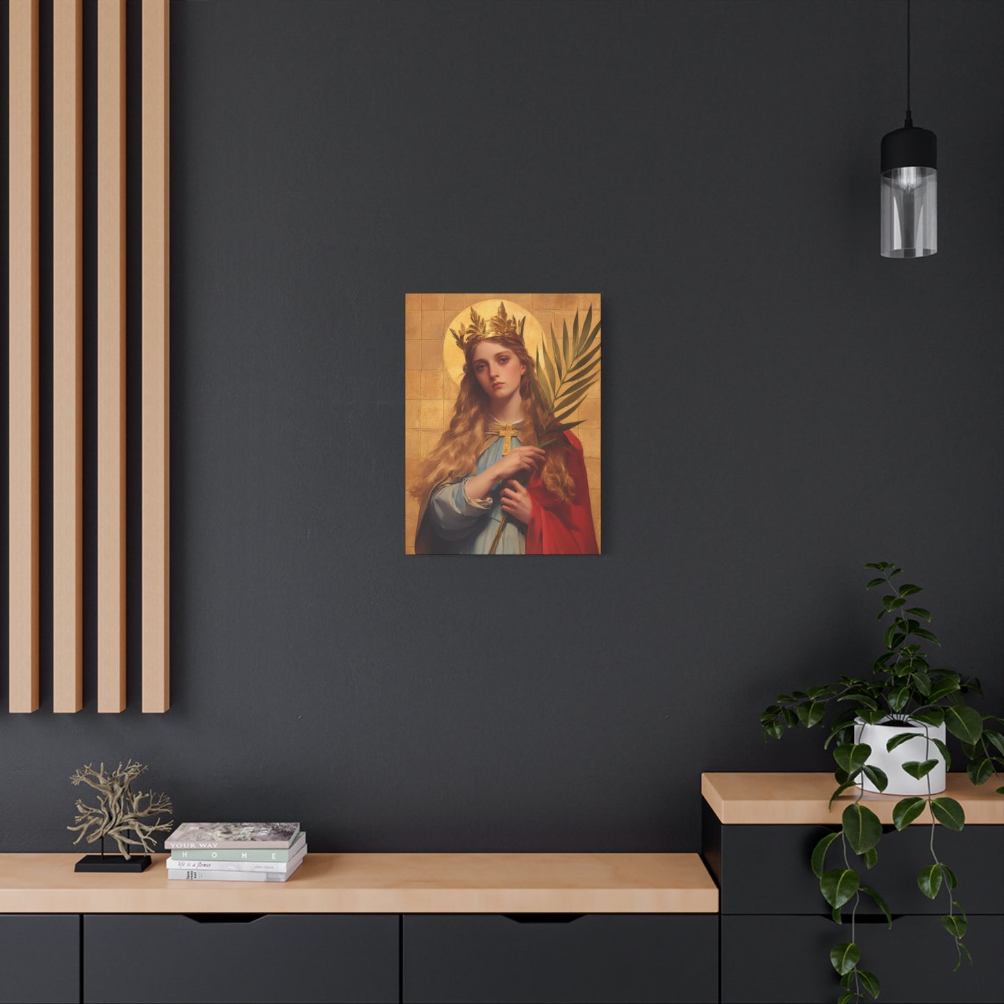 Saint Agrippina - Gallery Wrapped Canvas - Print - Religious Art for your Home - Catholic Art