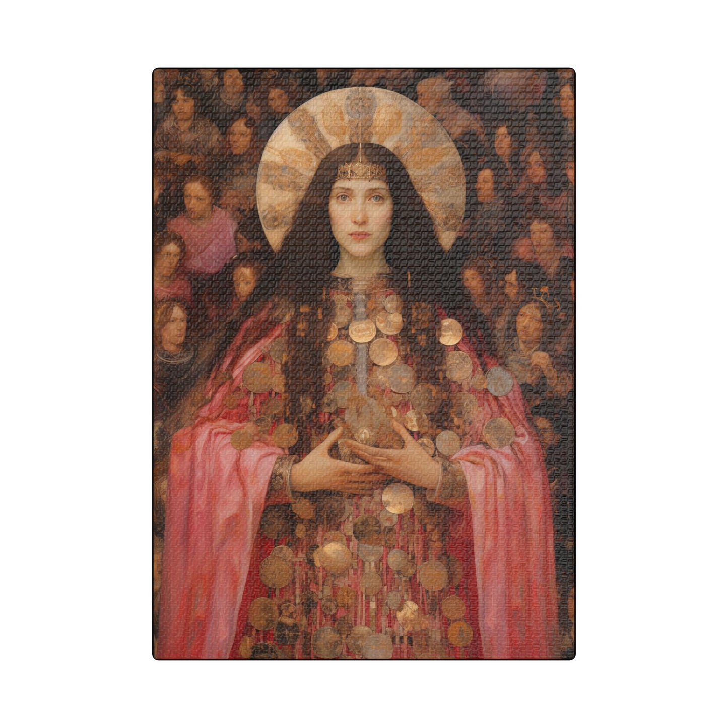 Saint Praxedes Canvas Print - Multiple Sizes - Catholic Home art - Gallery Wrapped Canvas - Sanctified Souls Print