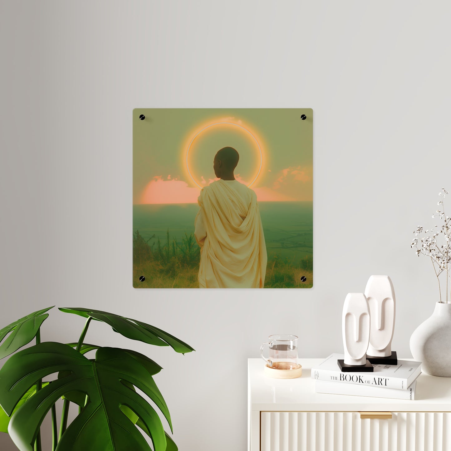 Saint Charles Lwanga Wall Art Panel - Ready to Hang Acrylic Print - Catholic Saint Art - Patron Saint Print - No Frame needed