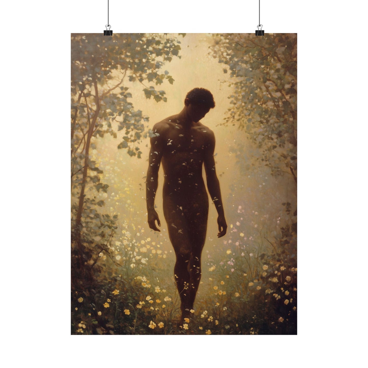 Saint Adam - Sanctified Souls Print - Multiple Sizes - Premium Posters - Catholic Art - Christian Home Decor Artwork