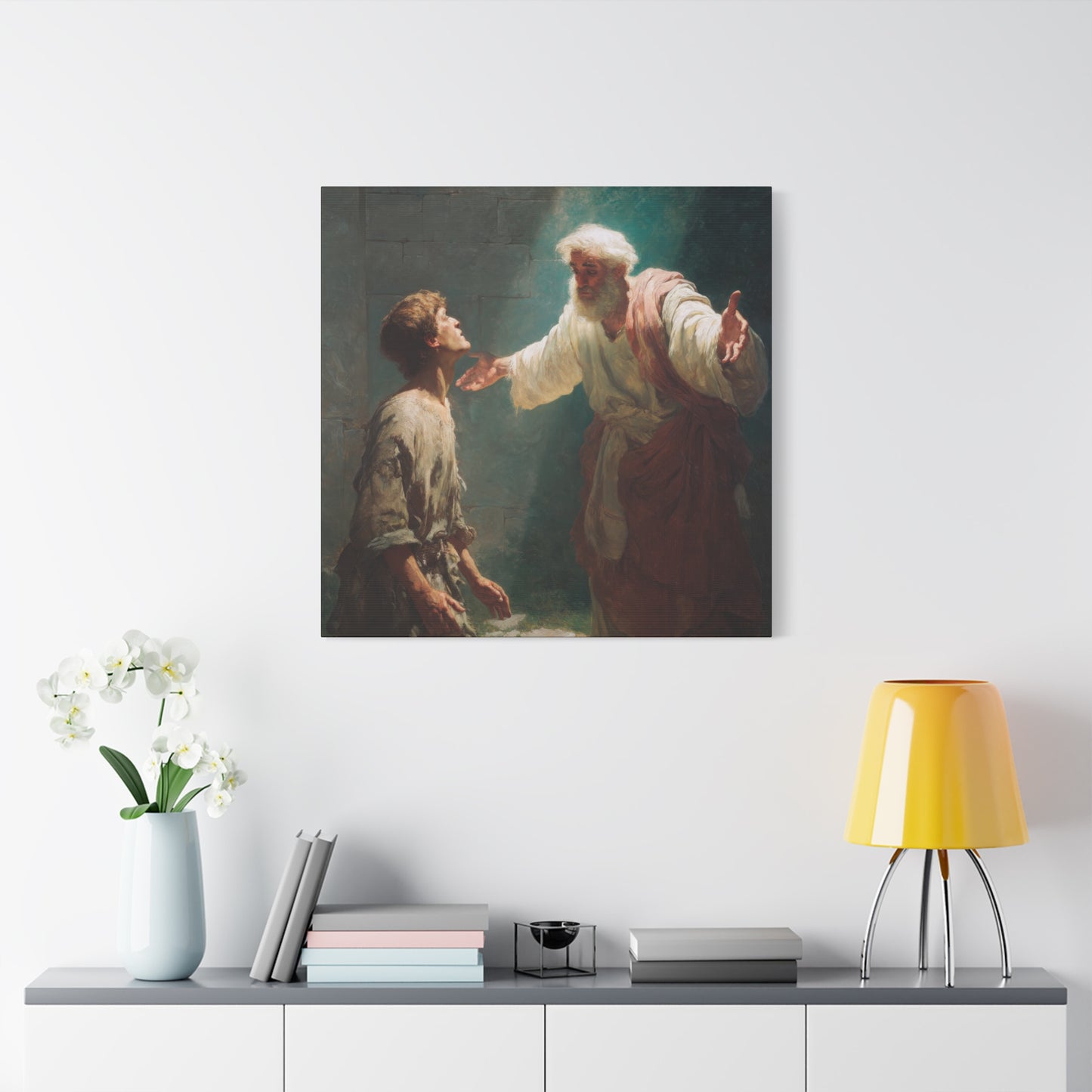 Homecoming of the Prodigal Son - Gallery Wrapped Canvas - Print - Religious Art for your Home - Catholic Art Print