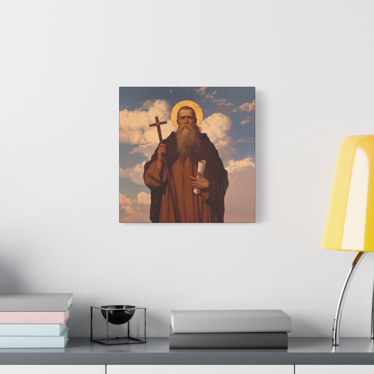 Saint Joannicus the Great / Loannikios of Mount Olympus - Gallery Wrapped Canvas - Print - Religious Art for your Home - Catholic Art Print