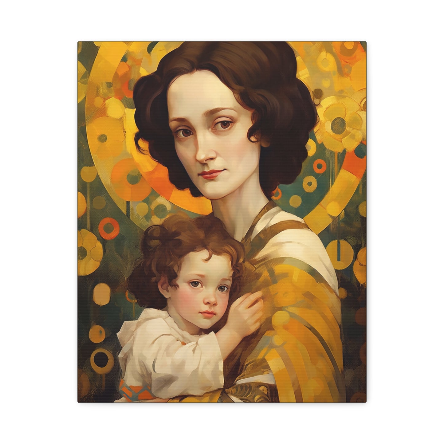 Saint Gianna Beretta Molla  - Gallery Wrapped Canvas - Sanctified Souls Print - Religious Art for your Home