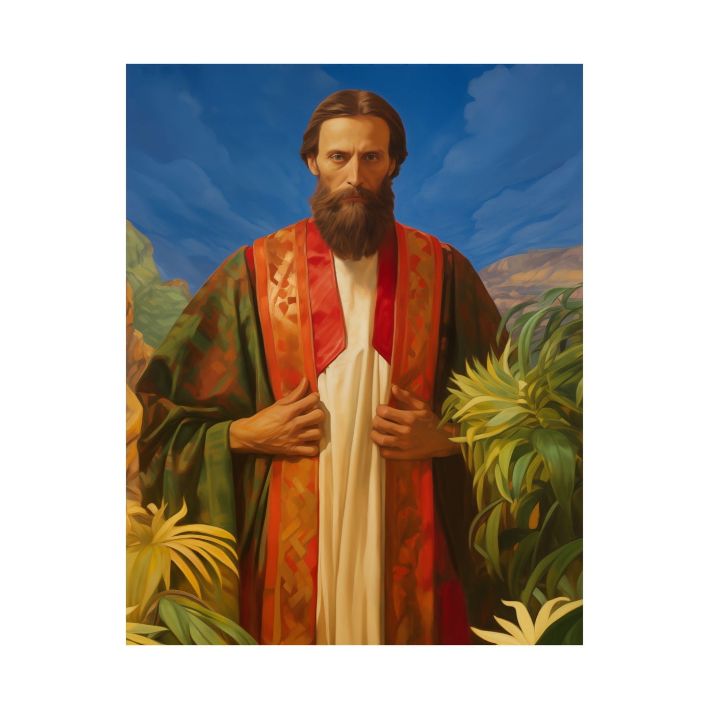 Saint John the Baptist - Sanctified Souls Print - Multiple Sizes - Premium Matte Vertical Posters