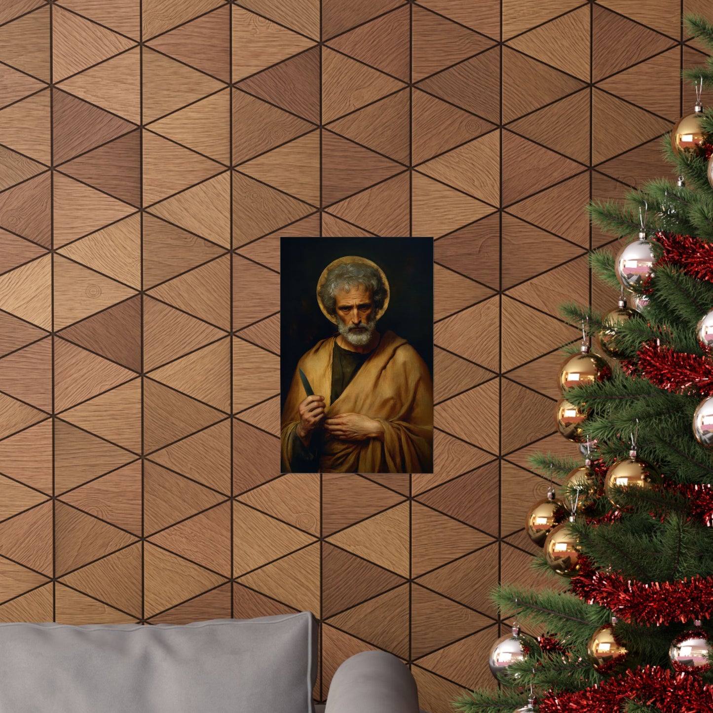 Saint Bartholomew the Apostle - Sanctified Souls Print - Multiple Sizes - Premium Matte Vertical Posters
