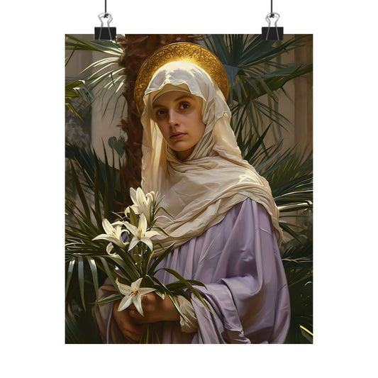 Saint Adele - Sanctified Souls Print - Multiple Sizes - Premium Matte Vertical Posters