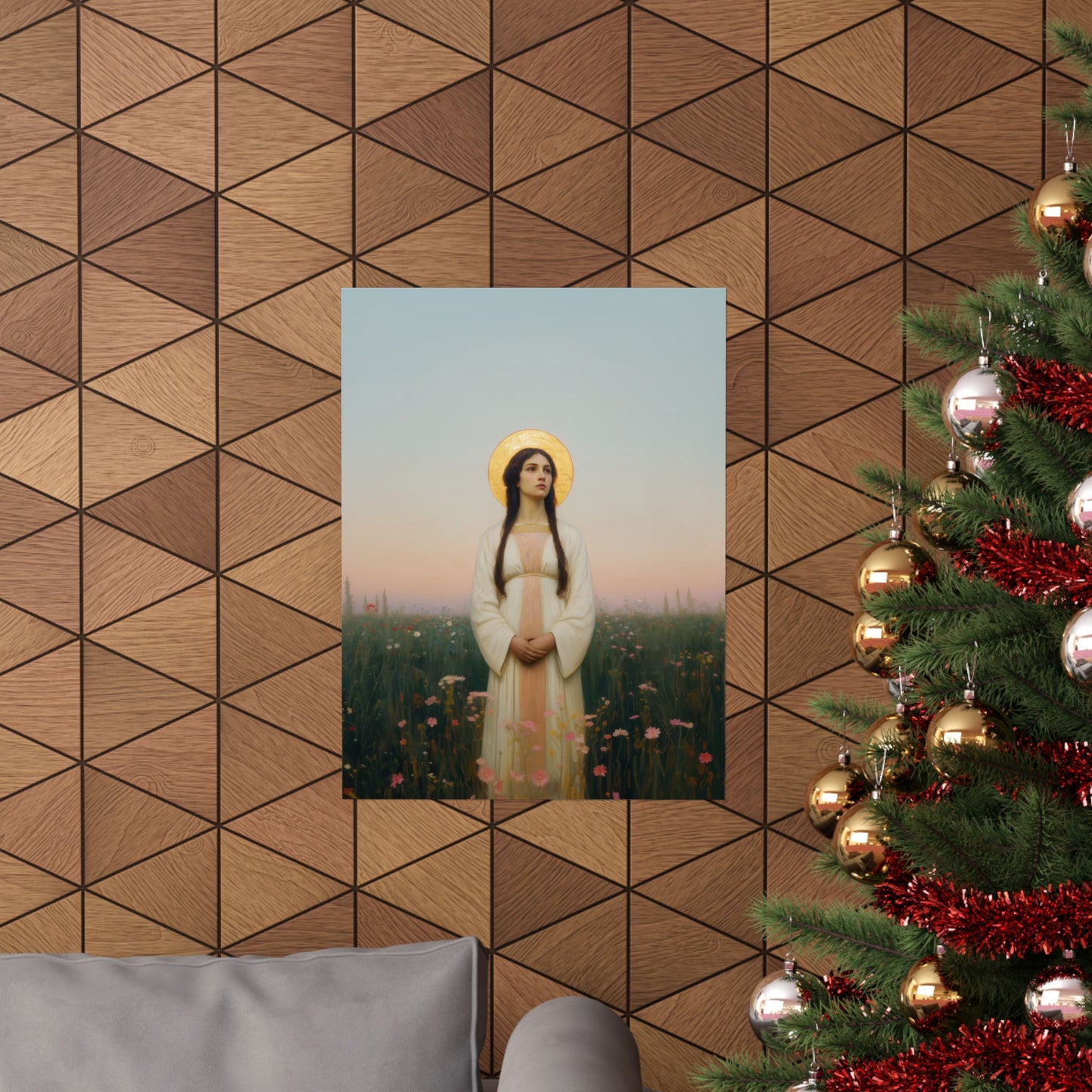 Saint Sabina - Sanctified Souls Print - Multiple Sizes - Premium Matte Vertical Posters - Patron Saint Art