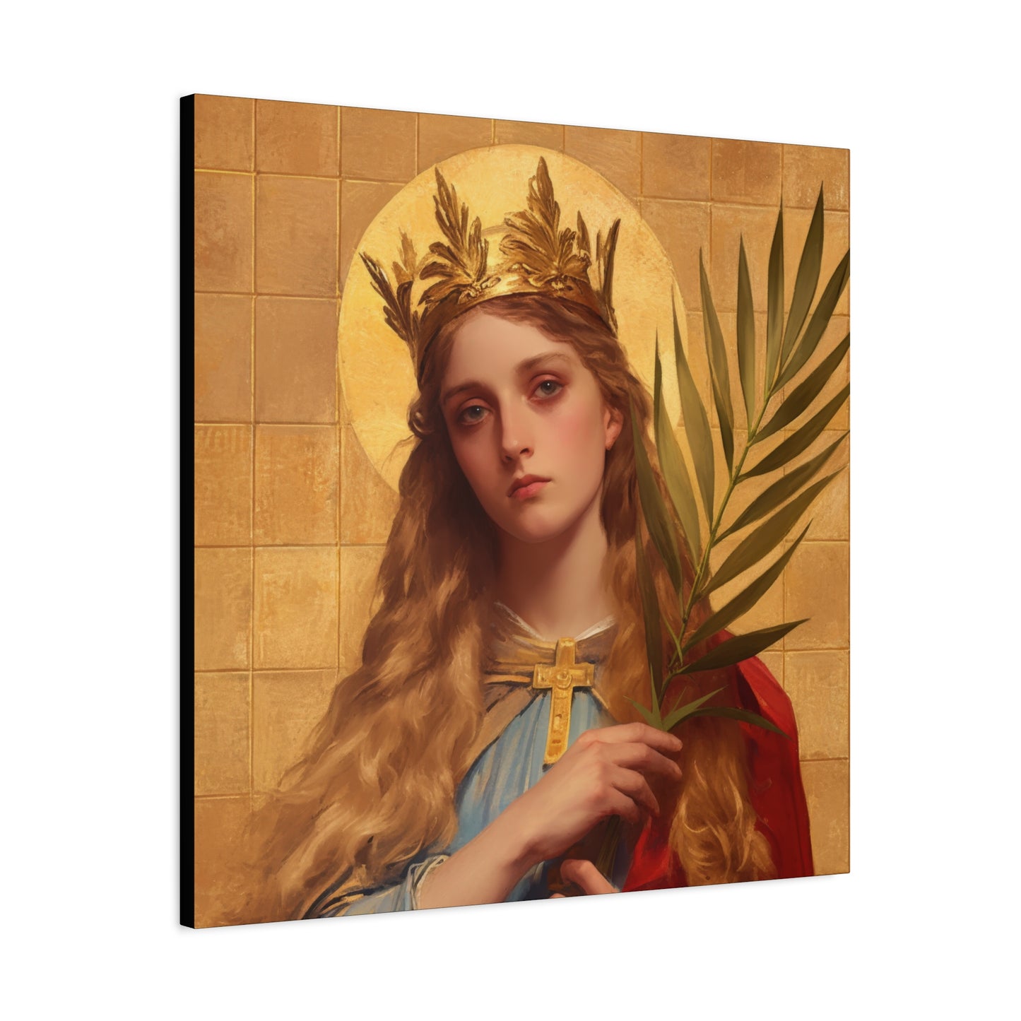 Saint Agrippina - Gallery Wrapped Canvas - Print - Religious Art for your Home - Catholic Art
