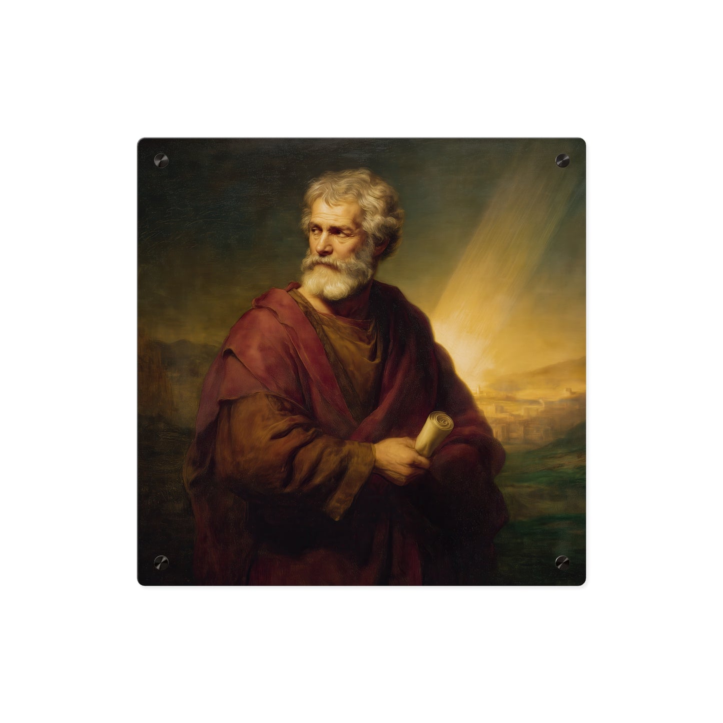 Saint Phillip Acrylic Wall Art Panel - Ready to Hang Acrylic Print - Patron Saint Art - Catholic Saint Art