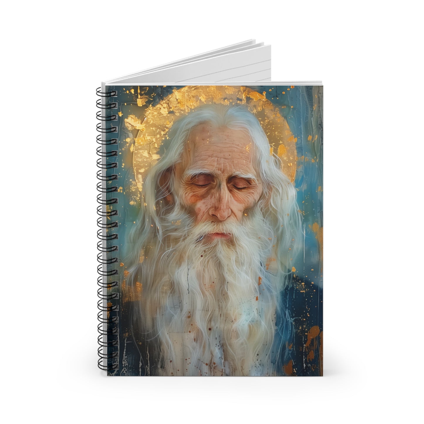 Saint Paul the Simple Journal - Sanctified Souls Art - Religious Based Notebook - Spiral Notebook - Ruled Line