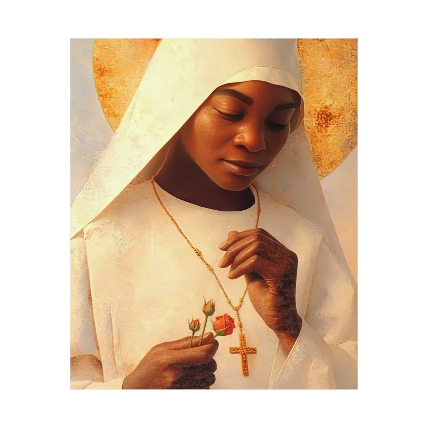 Blessed Marie-Clementine Anuarite Nengapeta - Sanctified Souls Print - Multiple Sizes - Premium Matte Vertical Posters