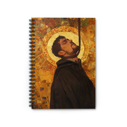 Saint John Ogilvie - Sanctified Souls Art - Religious - Spiral Notebook - Ruled Line - Catholic Religious art present gift