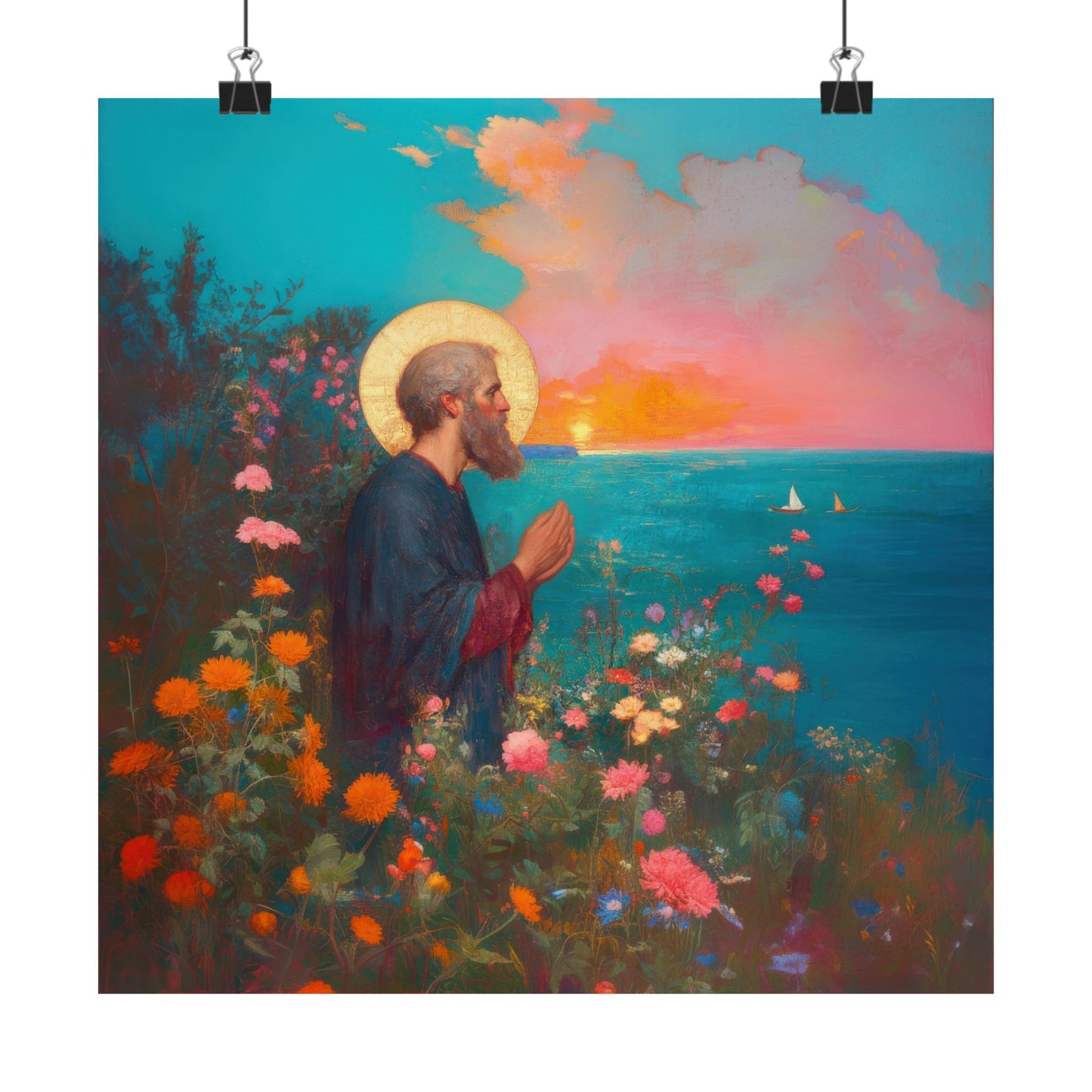 Saint Philip the Apostle - Sanctified Souls Print - Multiple Sizes - Premium Matte Vertical Posters