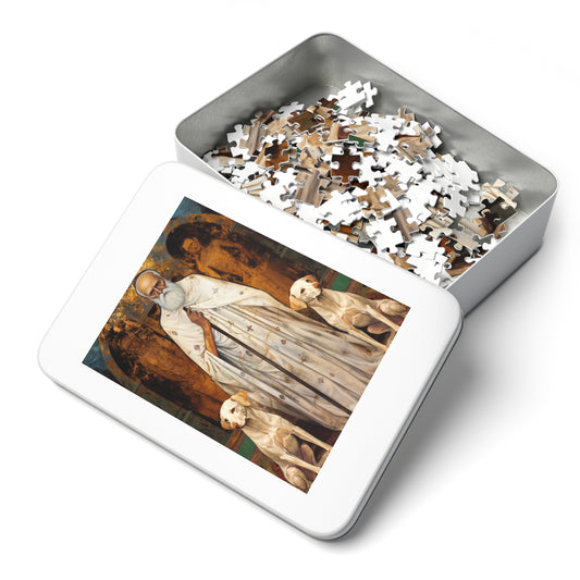 Saint Lazarus of Bethany - Puzzle and Keepsake Tin - Religious Jigsaw Puzzle (30, 110, 252, 500,1000-Piece) - Religious Puzzle