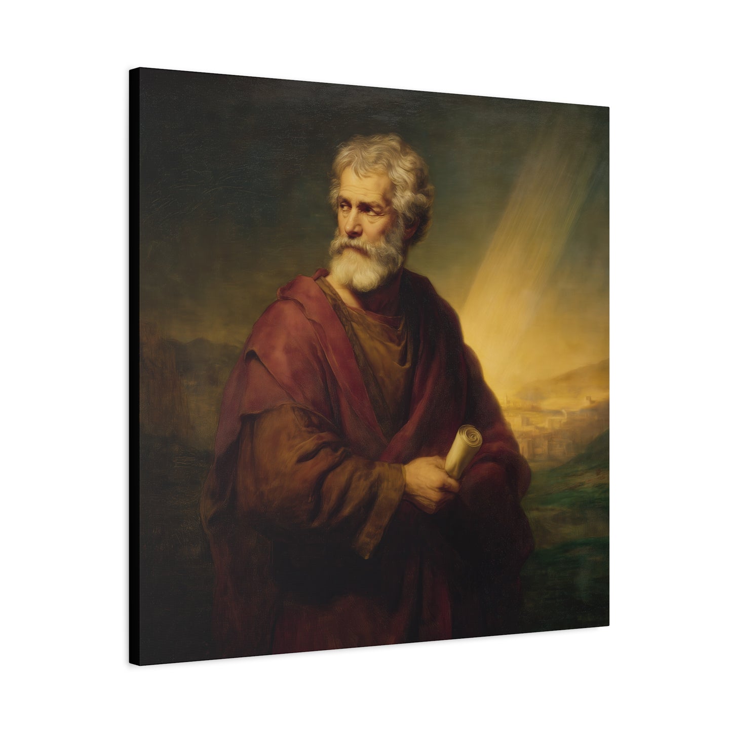 Saint Phillip the Apostle -  Museum Wrapped Canvas - Sanctified Souls Print - Religious Art for your Home
