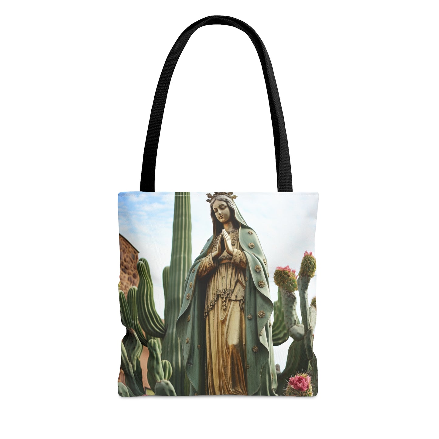 Our Lady of Guadalupe Tote Bag - Catholic faith inspired carry-all purse - day to day bag