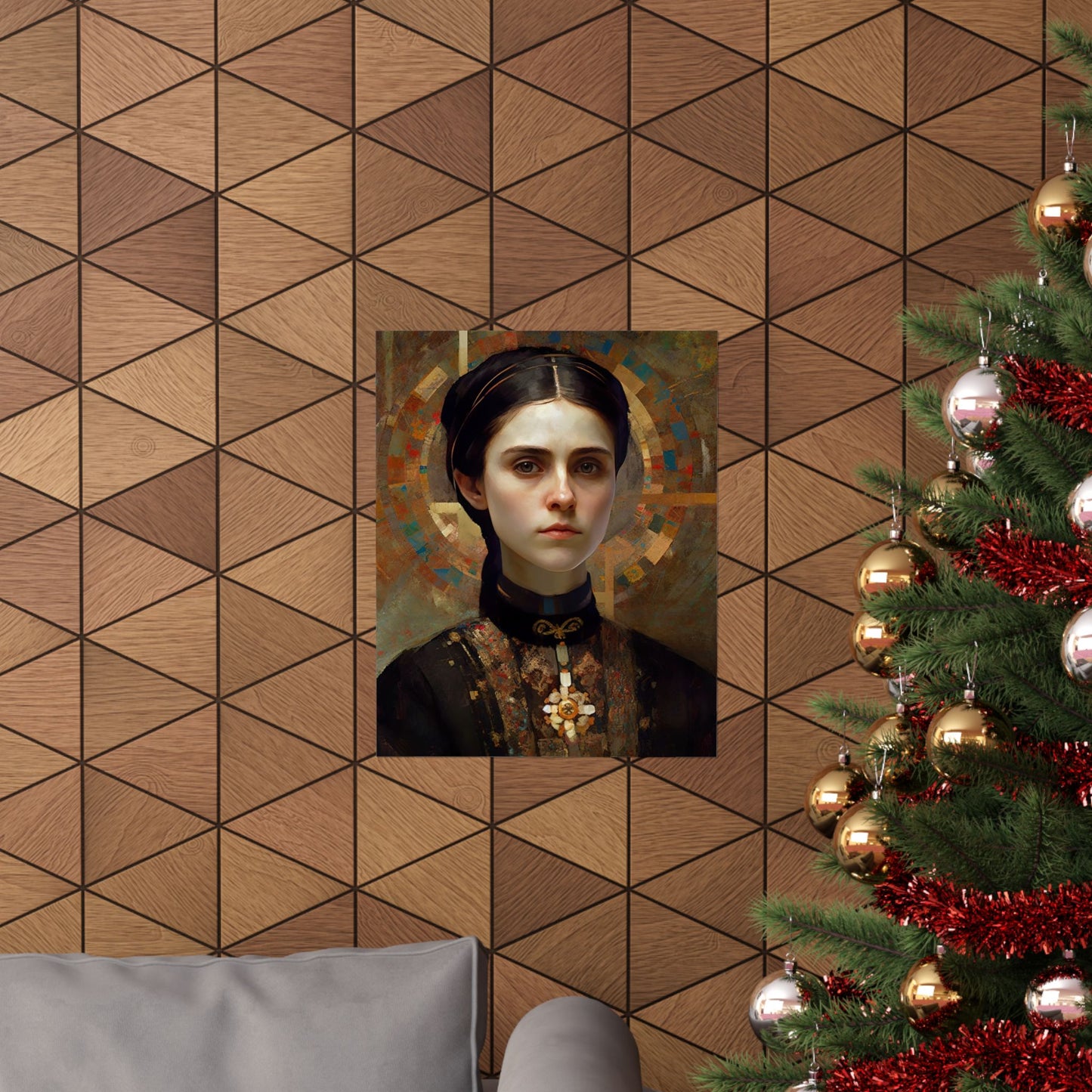 Saint Gemma Galgani Print - Sanctified Souls Print - Multiple Sizes - Premium Matte Vertical Posters